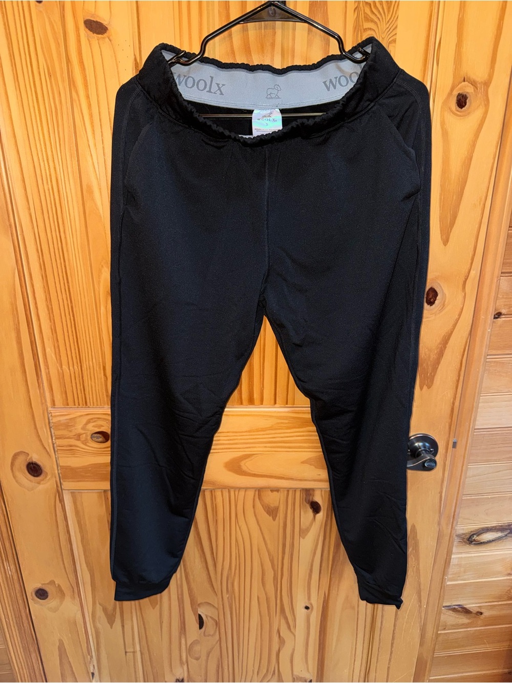 Woolx Women's Black Thermal Joggers